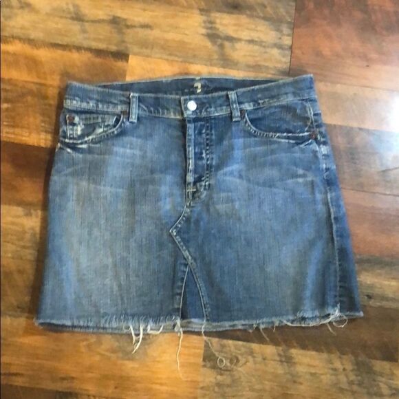 7 for all mankind skirt 30 (2644) - Picture 1 of 9